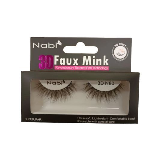 Nabi - 3D Faux Mink Eyelash (80)