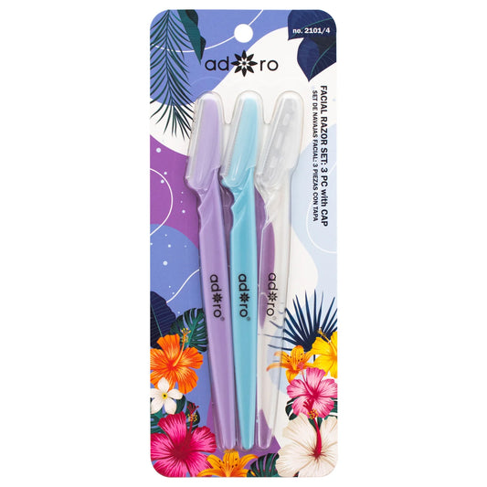 Adoro - Facial Razor Set 3 Piece
