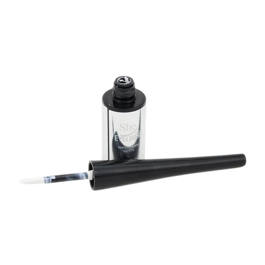 S.he - Waterproof Shiny White Eyeliner